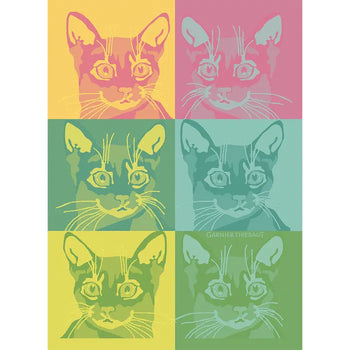 Garnier Thiebaut Chachacha Pop Jacquard Kitchen Towel